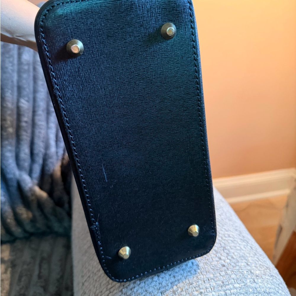 Vera Pelle Elegant Black Satchel - Picture 4 of 8